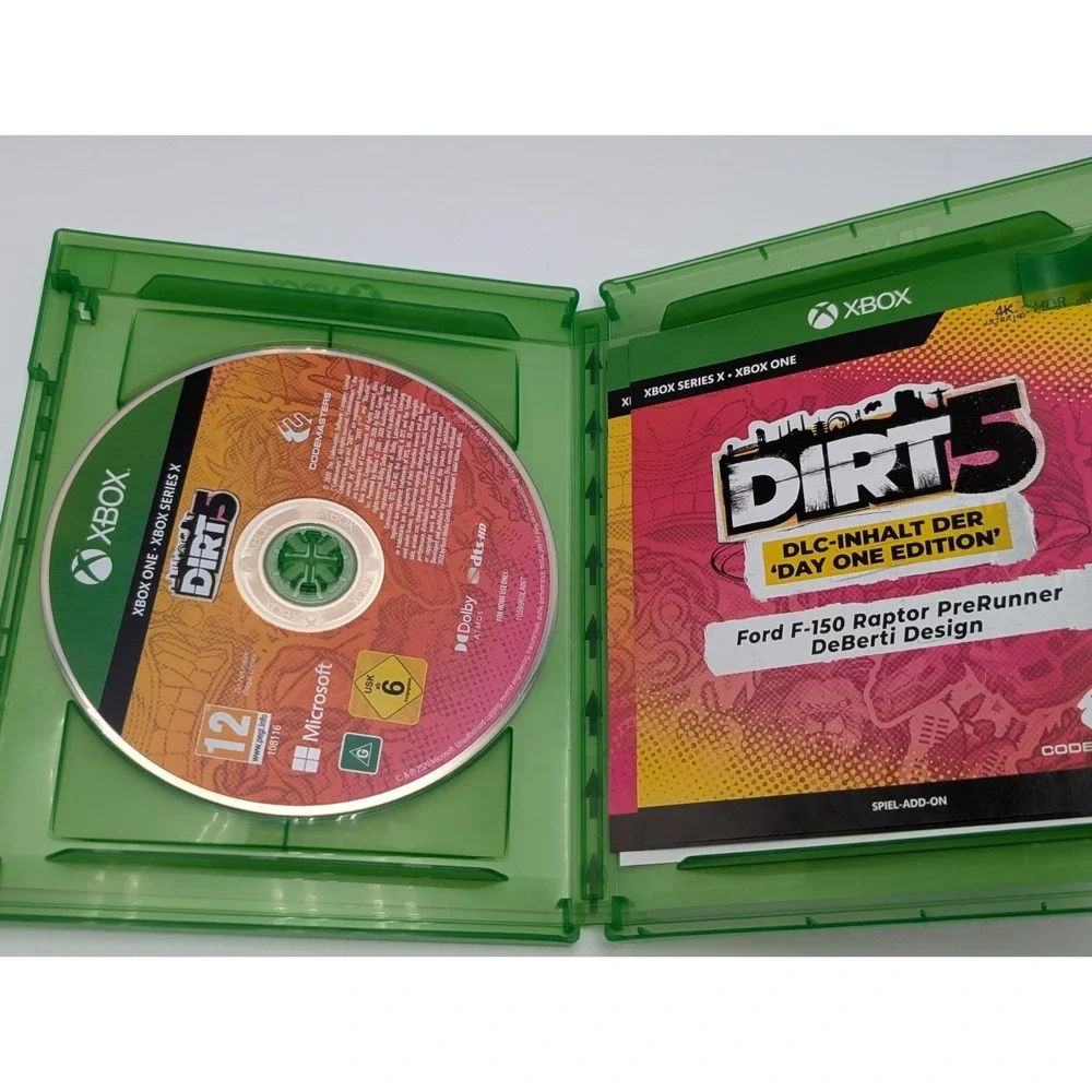 Mint Disc Xbox One Dirt 5 Limited Edition Region Free
